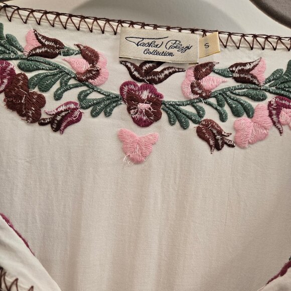 Tasha Polizzi Embroidered Blouse - Picture 3 of 9